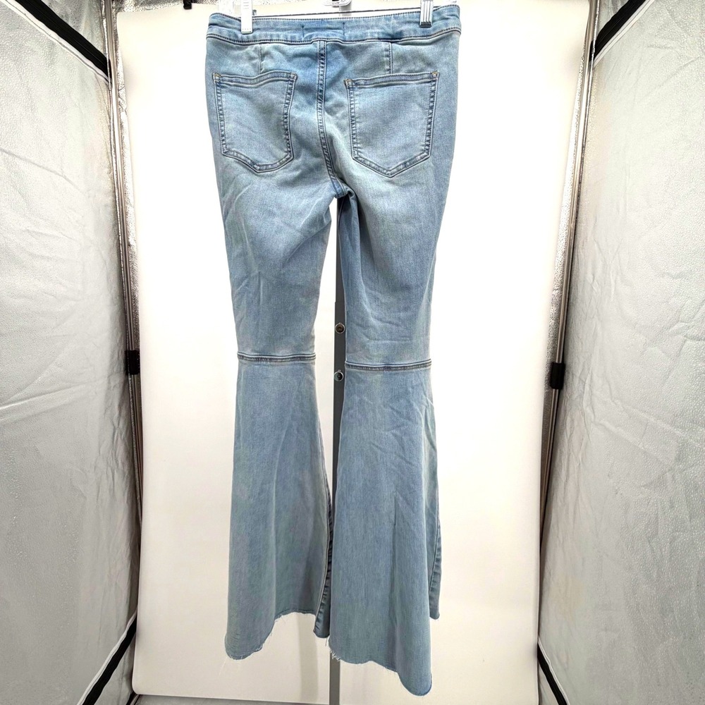 Free People We The Free Extreme Flare Bell Bottom Jeans 28 Boho - Picture 11 of 12